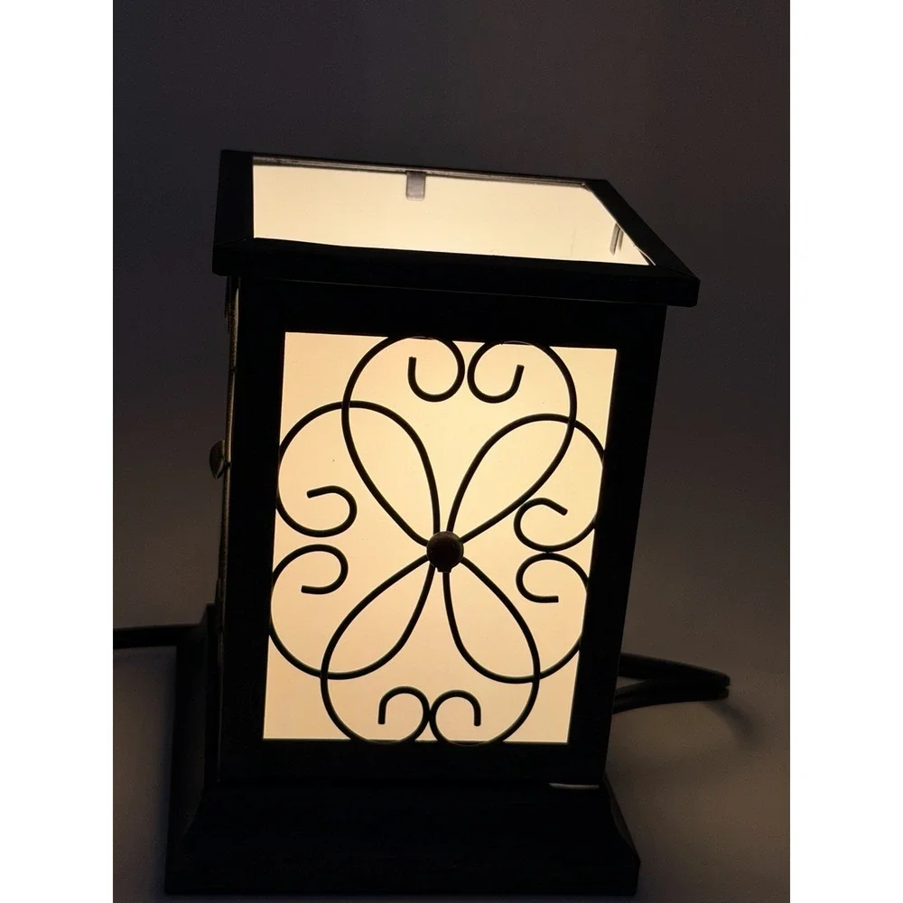 Mission Style Accent Table Lamp Bronze Metal Base WORKS